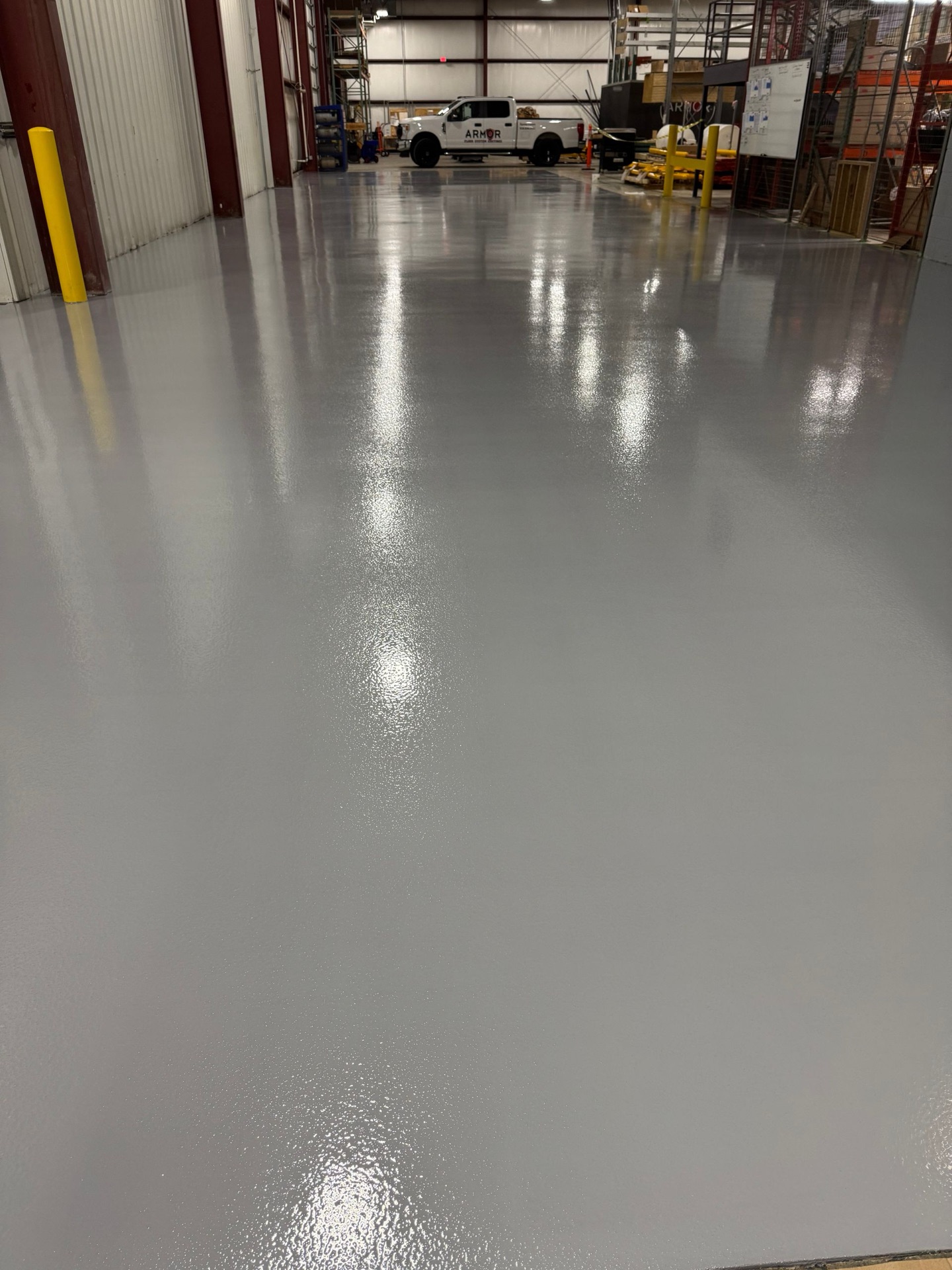 Industrial floor coating