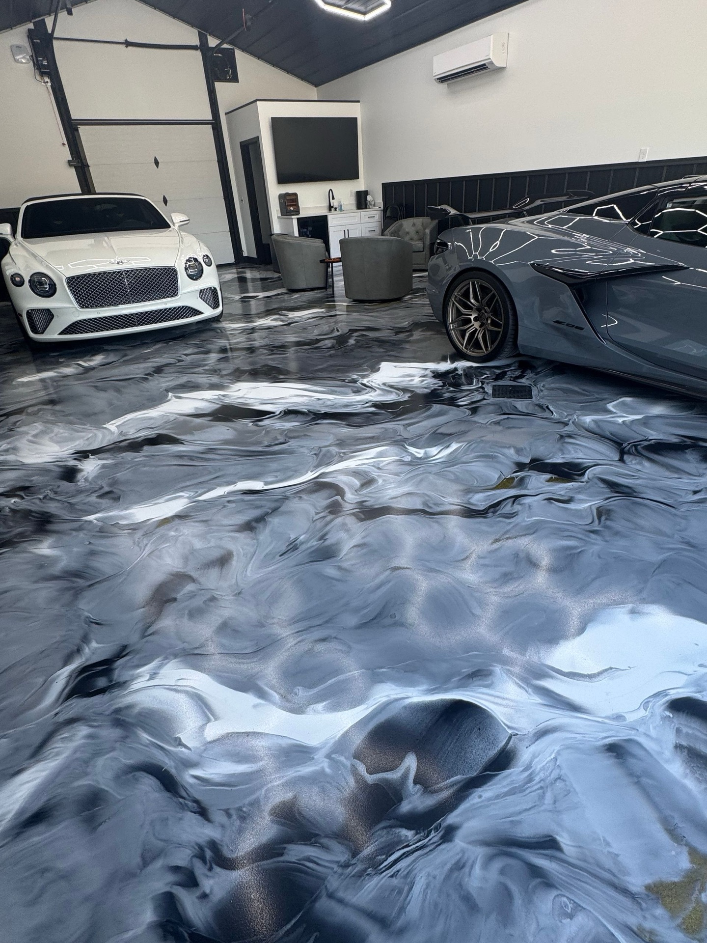 Finished floor coating project