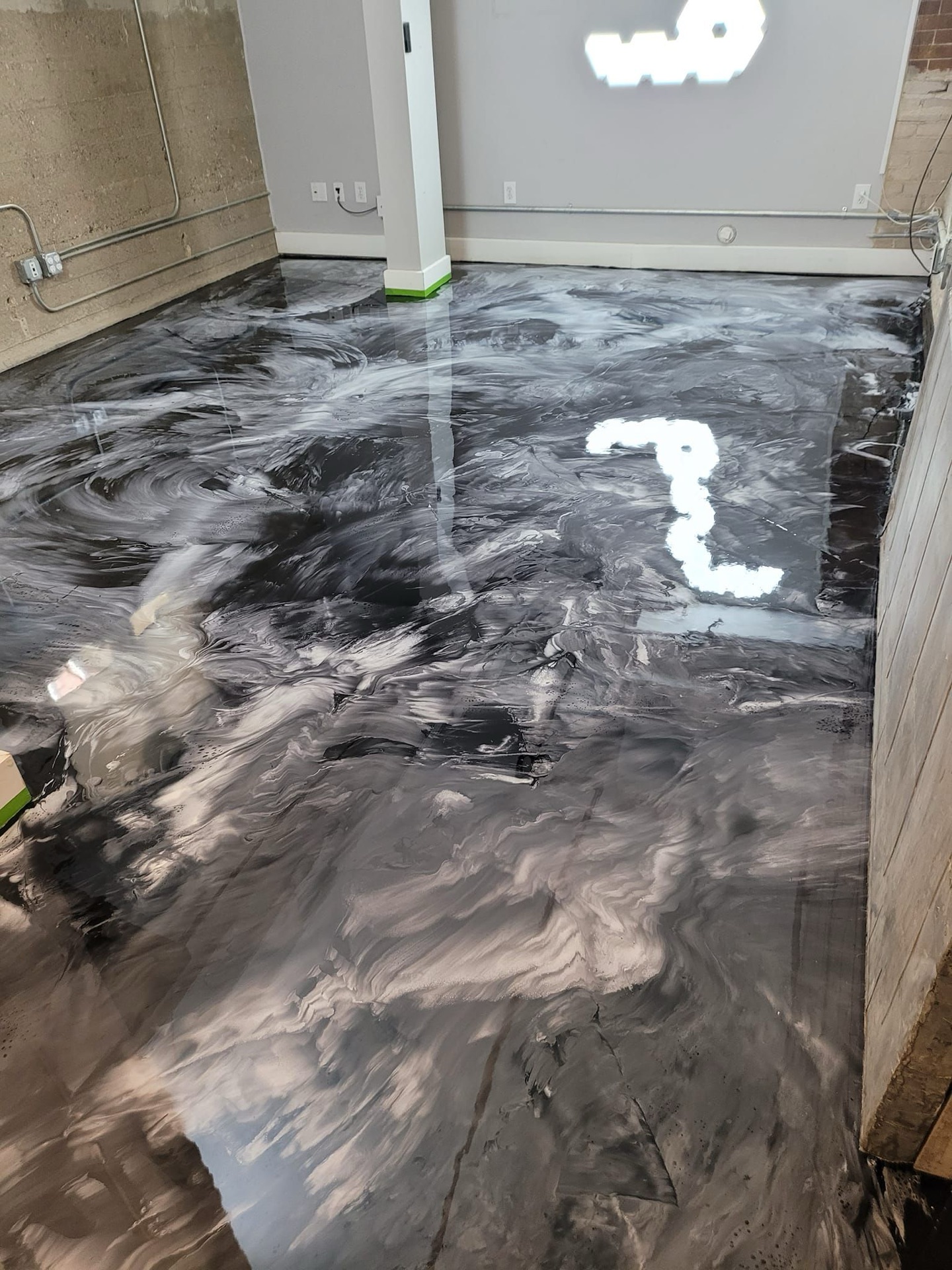 Coated floor project
